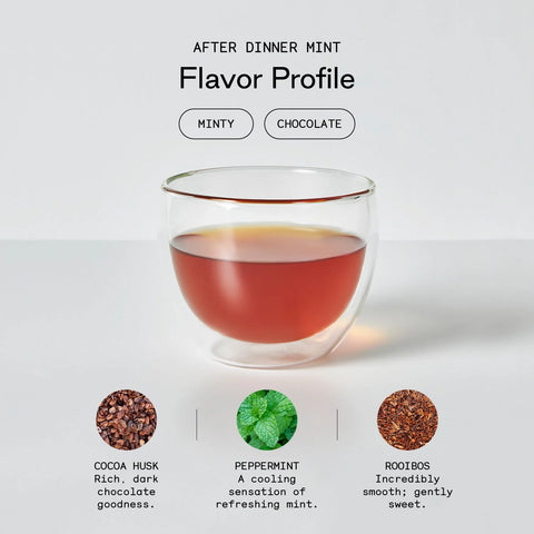 After Dinner Mint - Chocolate, Mint & Valerian Root Organic Loose Leaf Tea