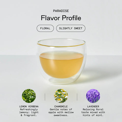 Paradise- Chamomile, Lavender & Lemon Verbena Loose Leaf Tea
