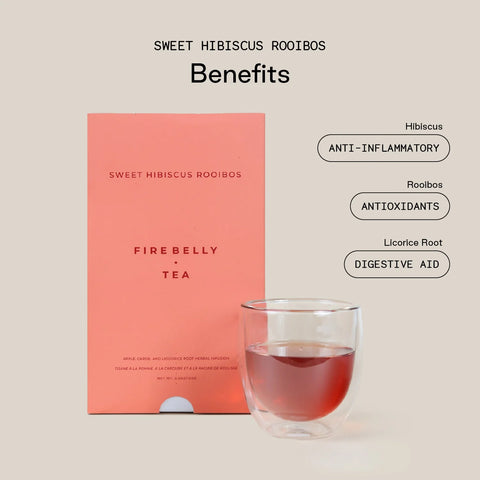 Sweet Hibiscus Rooibos - Hibiscus, Apple & Carob Loose Leaf Tea