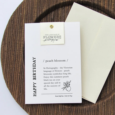 Happy Birthday - Loose Leaf Tea Greeting Card