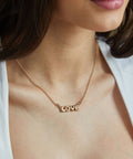 Forever Love Bubble Letter Necklace - The Local Space