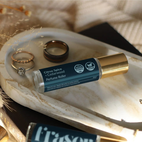 Citrus Spice + Cedarwood Perfume Roller