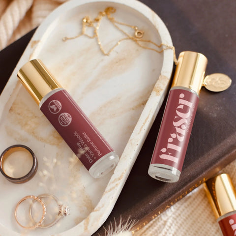 Date Syrup + Vanilla Woods Perfume Roller