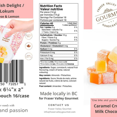 Fraser Valley Gourmet Turkish Delight Candy - The Local Space