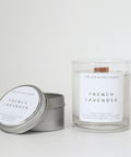 French Lavender | Wood Wick Soy Candle - The Local Space