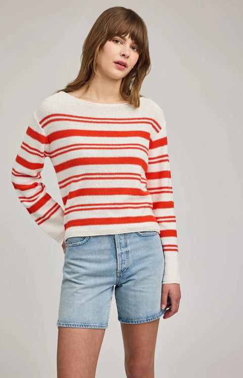 Gentle Fawn Angie Crewneck Sweater - Grenadine Strip - The Local Space