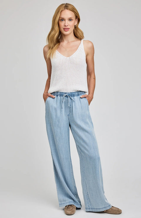 Camille Pant - Light Blue