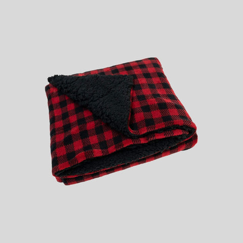 Buffalo Plaid Fleece Blanket (SALE) - The Local Space