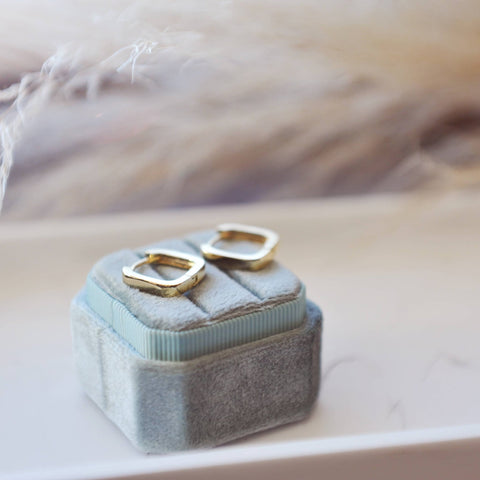Gianna Square Hoop Earrings - The Local Space