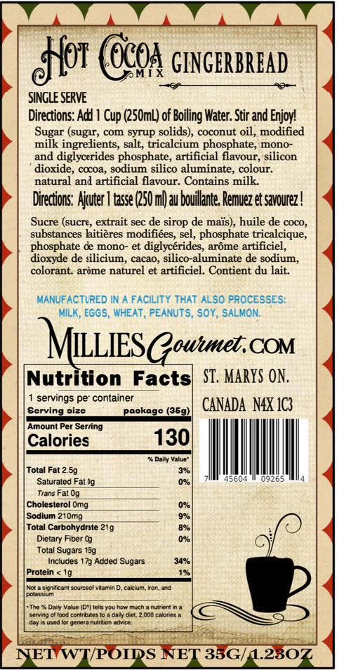 Gingerbread Hot Chocolate - The Local Space