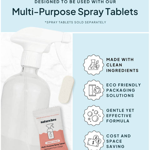 Glass Multi - Purpose Spray Bottle - The Local Space