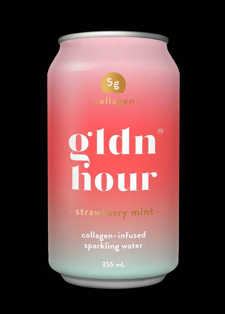 Strawberry Mint Collagen-Infused Sparkling Water - The Local Space