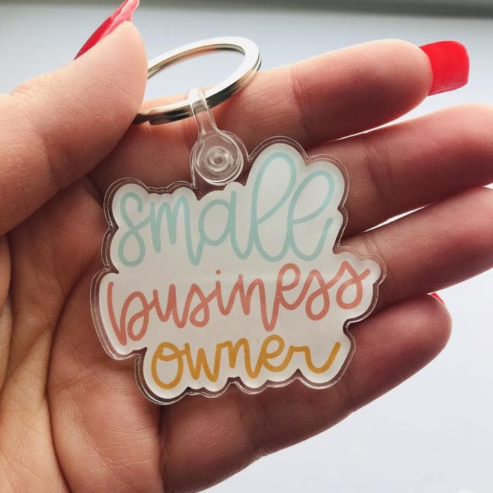 Small Business Owner Keychain (SALE) - The Local Space