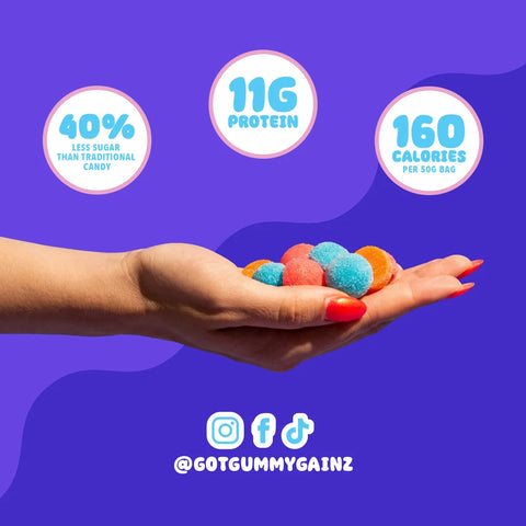Blue Raspberry - Protein Candy