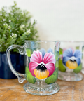 Hand Painted Glass Mugs - The Local Space
