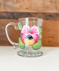 Hand Painted Glass Mugs - The Local Space
