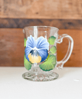 Hand Painted Glass Mugs - The Local Space