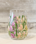Hand Painted Stemless Wine Glasses - The Local Space