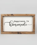 Happiness is Homemade | Wood Sign - The Local Space