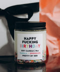 Happy Fucking Birthday Candle – Vanilla + Sprinkles Soy Candle - The Local Space