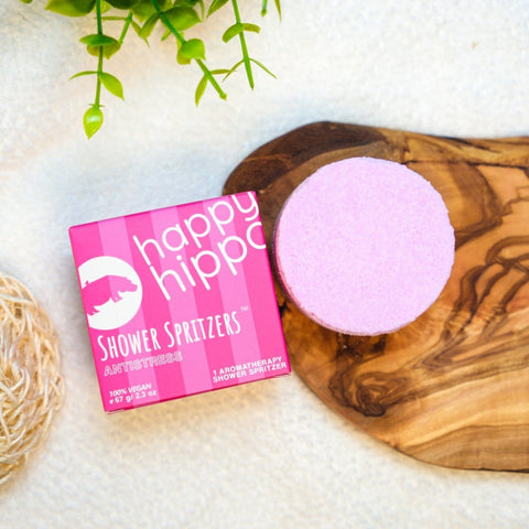 Happy Hippo Bath Anti - Stress Shower Spritzers – White Floral & Soft Spice - The Local Space