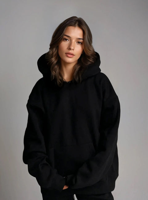 Heavyweight Pullover Hoodie — Black (v3)