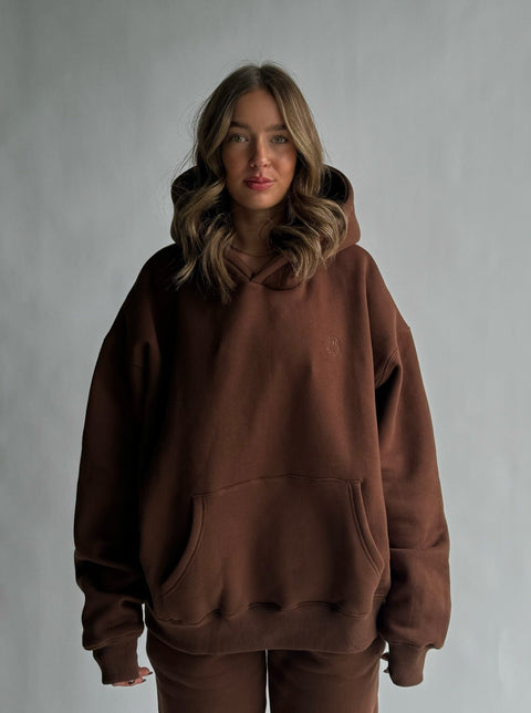 Heavyweight Pullover Hoodie — Cocoa (v3)