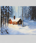 Huibert Van Drimmelen Art Winter Retreat Canvas Print - The Local Space