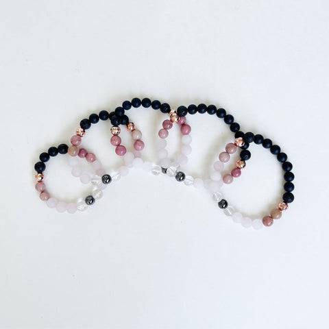 I Am Blessed Mala Beads I Am Beautiful mala bracelet gemstone bracelet - The Local Space