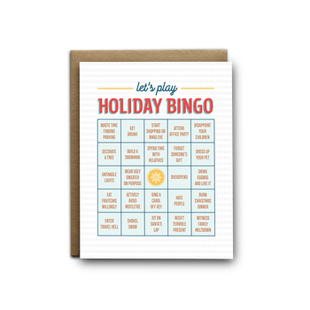 Holiday Movie Bingo | Greeting Card (SALE) - The Local Space