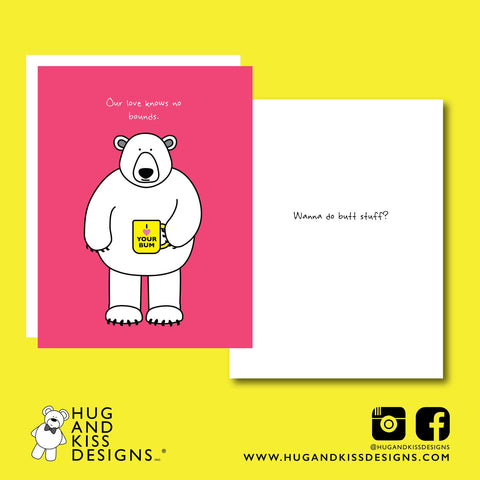 I Love Bums | Greeting Card - The Local Space