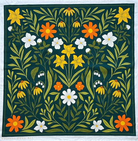 Flower Garden | Tea Towel - The Local Space