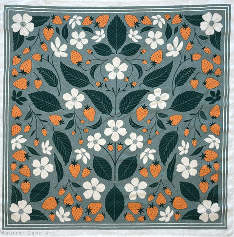 Strawberry Fields | Tea Towel - The Local Space