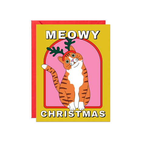 Meowy Christmas | Greeting Card