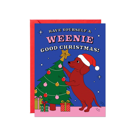 Weenie Good Christmas | Greeting Card