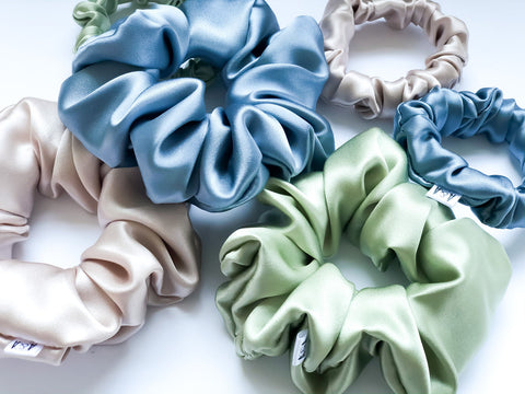 100% Silk Scrunchie
