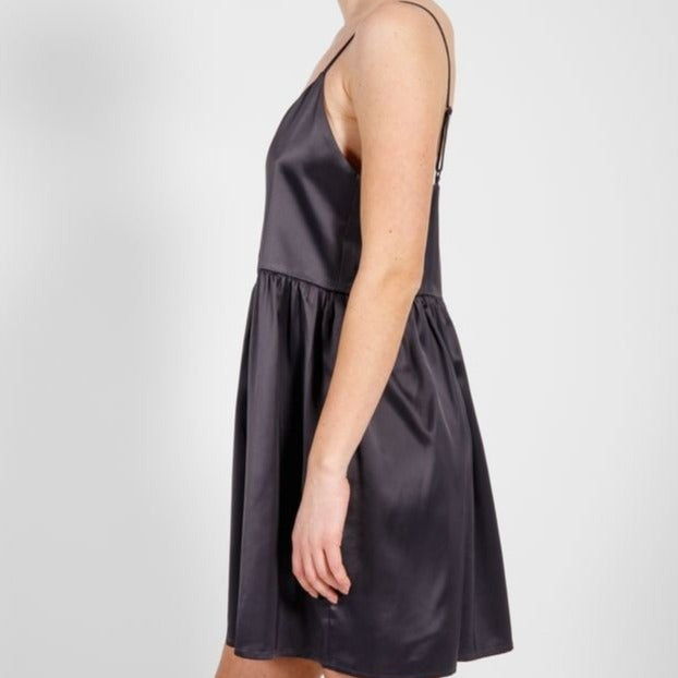 Satin Baby Doll Dress - The Local Space