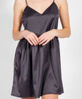 Satin Baby Doll Dress - The Local Space