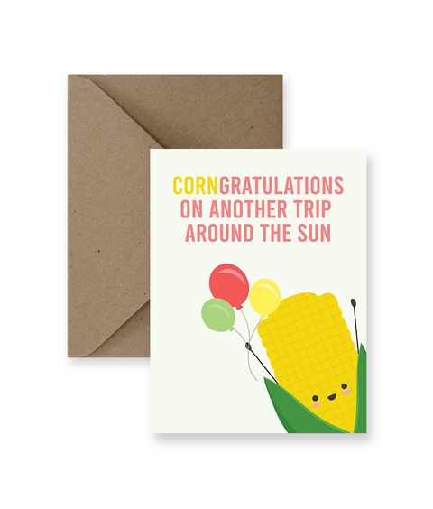 Corngratulations Birthday - Greeting Card