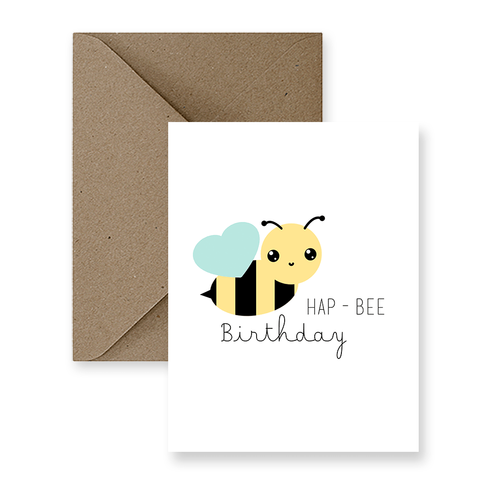Hap-bee Birthday | Greeting Card - The Local Space