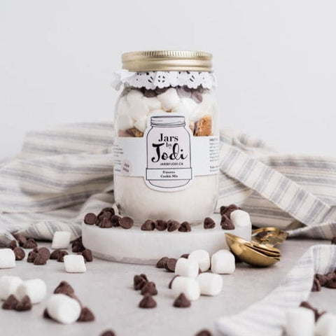 Jars by Jodi S’mores Cookie Jar Mix – Mini (Makes 1 Dozen) - The Local Space