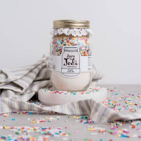 Jars by Jodi Sprinkle Cookie Jar Mix – Mini (Makes 1 Dozen) - The Local Space