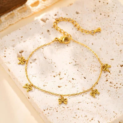 Bow Peep Bracelet - Gold Plated