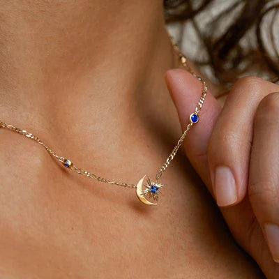 Velvet Twilight Necklace - Gold Plated