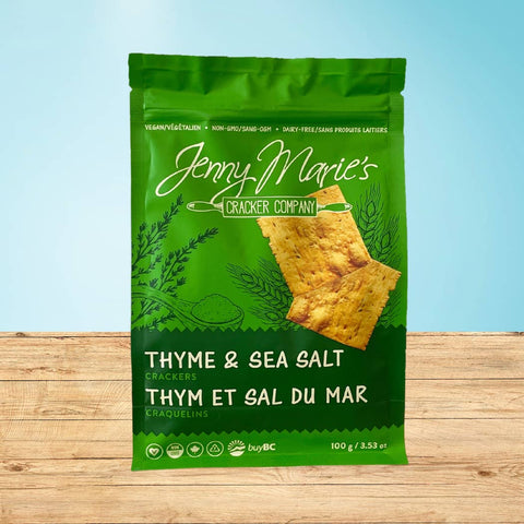 Thyme & Sea Salt Crackers - The Local Space