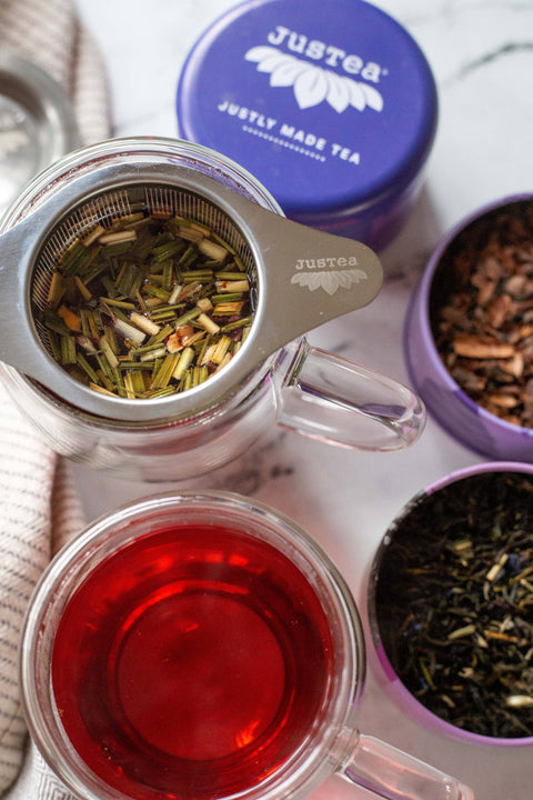 Tea Infuser with Dual-use Coaster Lid - The Local Space