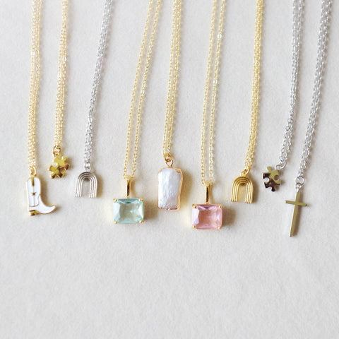 Kataleya Cowboy Boot Necklace  - The Local Space