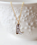 Kataleya Cowboy Boot Necklace  - The Local Space