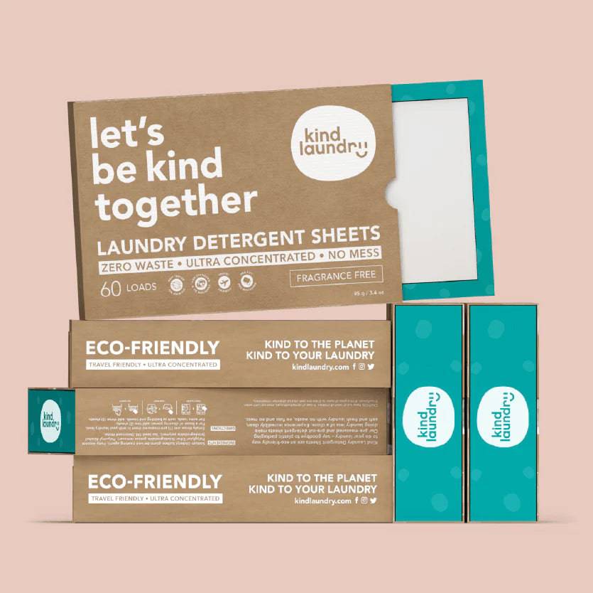 Eco-Friendly Laundry Detergent Sheets (Fragrance-Free) - The Local Space