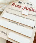 Knotty Design Co. Dear Santa Dry Erase Christmas Sign - The Local Space